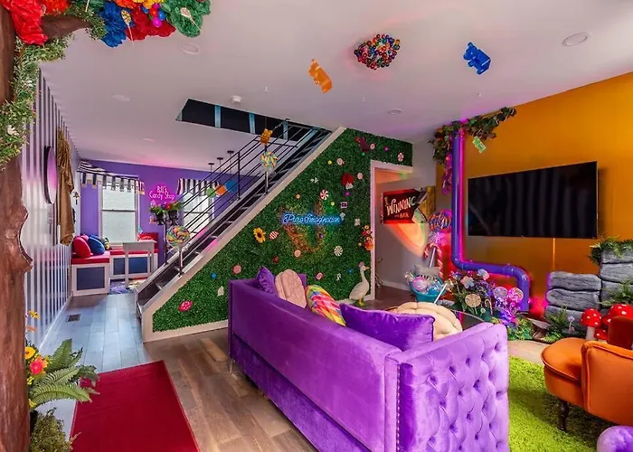 Famous Willy Wonka Themed Holiday home